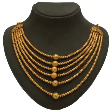 22 Ayar Dorika Sıralı Kolye