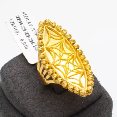 22 Ayar Dorikalı Aynalı Yüzük