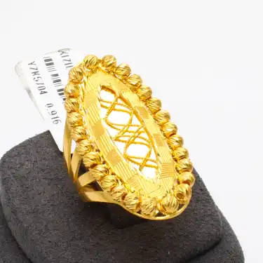 22 Ayar Dorikalı Aynalı Yüzük