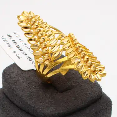 22 Ayar Dorikalı Başak Yüzük