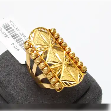 22 Ayar Dorikalı Başak Yüzük