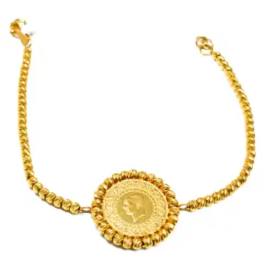 22 Ayar Dorikalı Çeyrek Bileklik