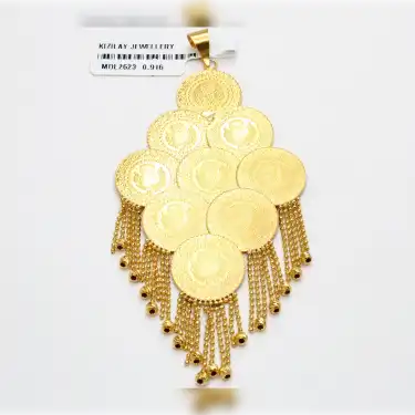 22 Ayar Dorikalı Dokuz Çeyrekli Altın Kolye Ucu