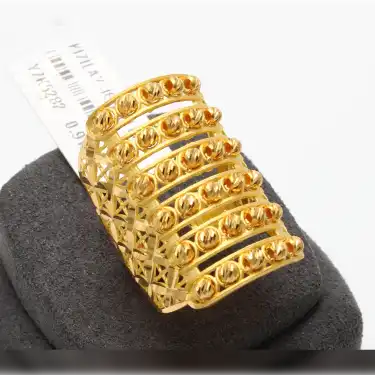 22 Ayar Dorikalı Kaburga Yüzük