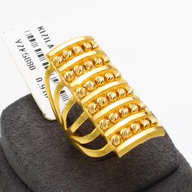 22 Ayar Dorikalı Kaburga Yüzük