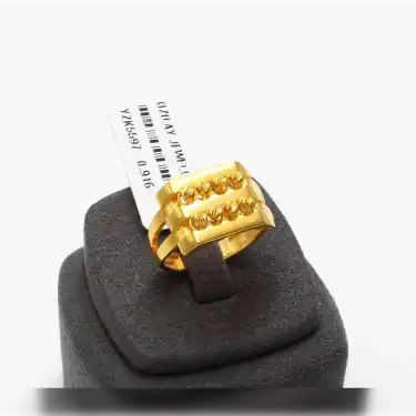 22 Ayar Dorikalı Kaburga Yüzük