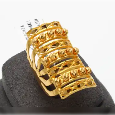 22 Ayar Dorikalı Kaburga Yüzük