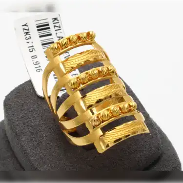 22 Ayar Dorikalı Kaburga Yüzük