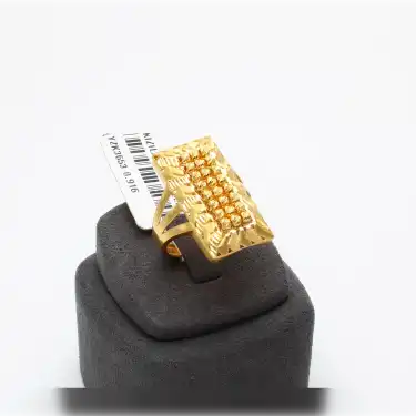 22 Ayar Dorikalı Kare Yüzük