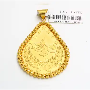 22 Ayar Dorikalı Kolye Ucu