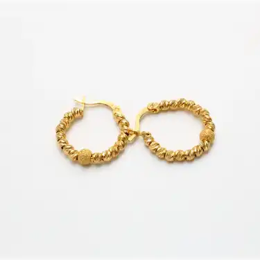 22 Ayar Dorikalı Küpe