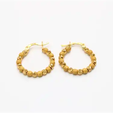 22 Ayar Dorikalı Küpe