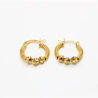 22 Ayar Dorikalı Küpe