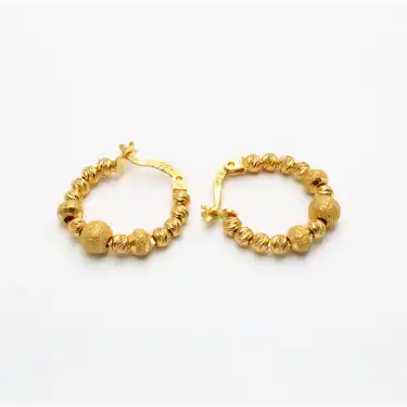 22 Ayar Dorikalı Küpe