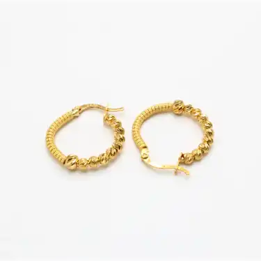 22 Ayar Dorikalı Küpe