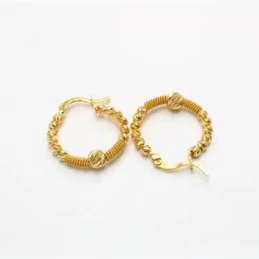 22 Ayar Dorikalı Küpe