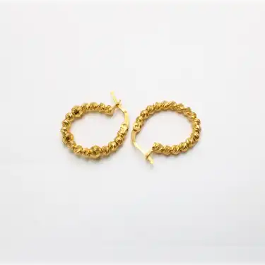 22 Ayar Dorikalı Küpe