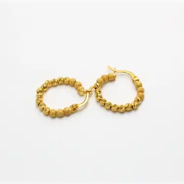 22 Ayar Dorikalı Küpe