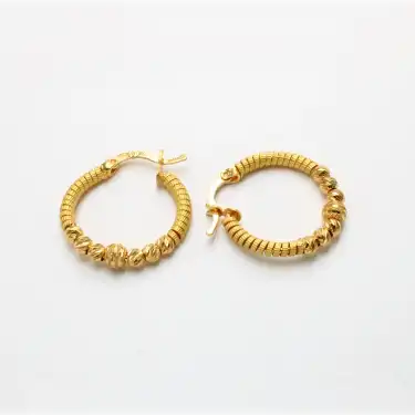 22 Ayar Dorikalı Küpe