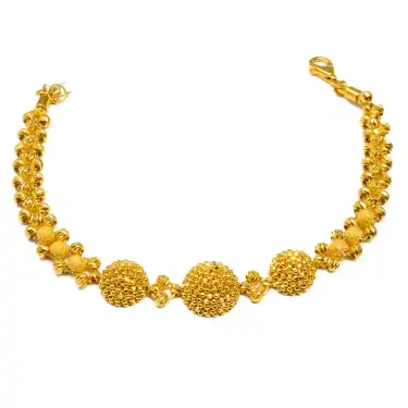 22 Ayar Dorikalı Oval Bileklik