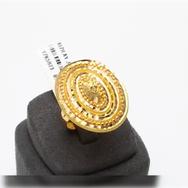 22 Ayar Dorikalı Oval Yüzük