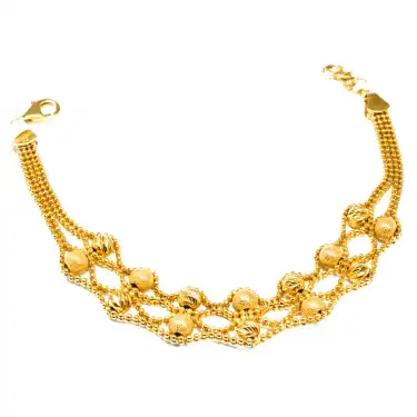 22 Ayar Dorikalı Tane Bileklik