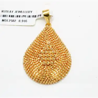 22 Ayar Dorikalı Tasarım Kolye Ucu