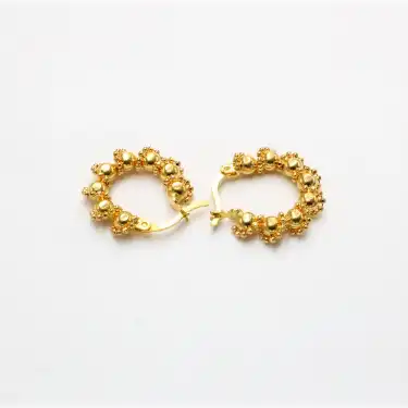 22 Ayar Dorikalı Tasarım Küpe