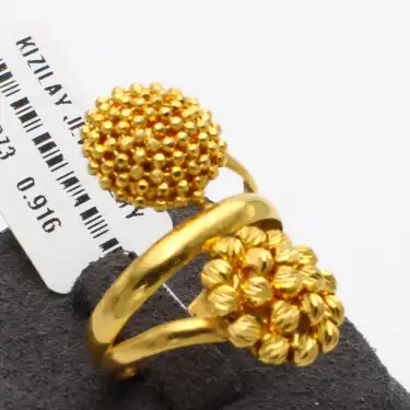 22 Ayar Dorikalı Tasarım Yüzük