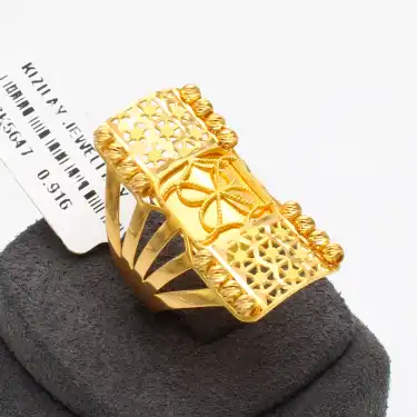 22 Ayar Dorikalı Tasarım Yüzük