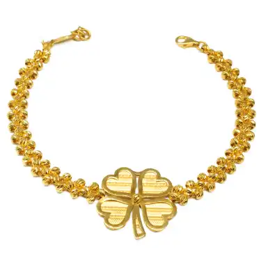 22 Ayar Dorikalı Yonca Bileklik