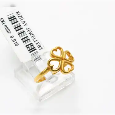 22 Ayar Kalpli Yüzük