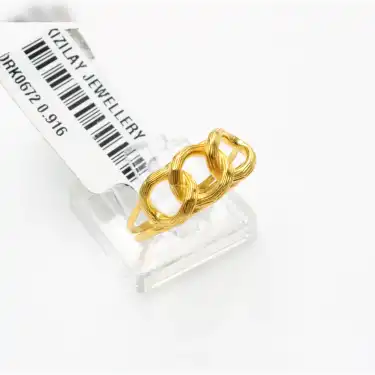 22 Ayar Örgü Yüzük