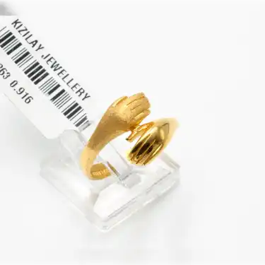 22 Ayar Sarmal Yüzük