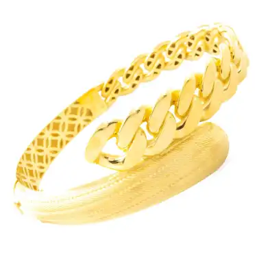 22 Ayar Gurmet Hasır Model Kelepçe