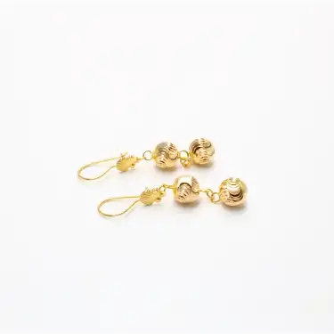 22 Ayar Habbeli Küpe