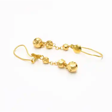 22 Ayar Habbeli Küpe