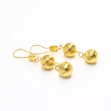 22 Ayar Habbeli Küpe