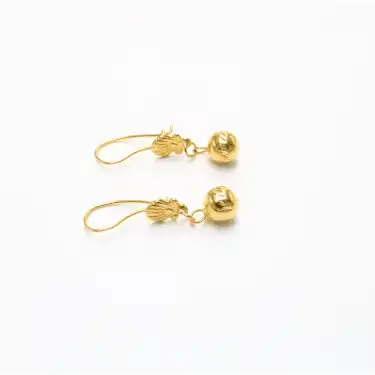 22 Ayar Habbeli Küpe