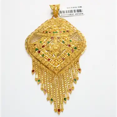 22 Ayar Hint Tasarım Kolye Ucu