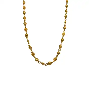 22 Ayar Işleme Kişniş Kolye