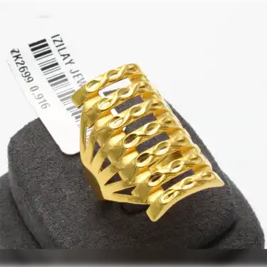 22 Ayar Kaburga Yüzük