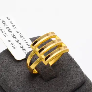 22 Ayar Kaburga Yüzük