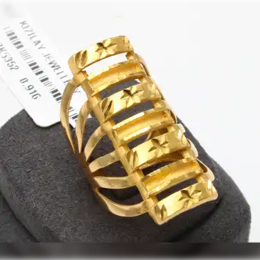 22 Ayar Kaburga Yüzük