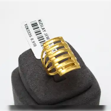 22 Ayar Kaburga Yüzük