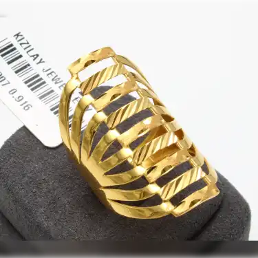 22 Ayar Kaburga Yüzük