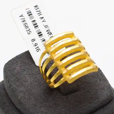 22 Ayar Kaburga Yüzük