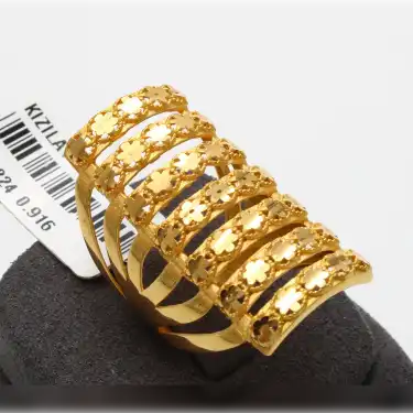 22 Ayar Kaburga Yüzük