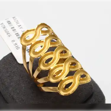 22 Ayar Kaburga Yüzük