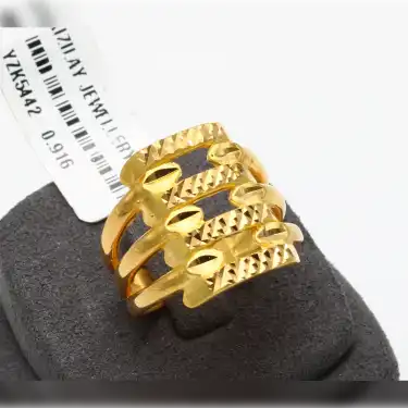 22 Ayar Kaburga Yüzük